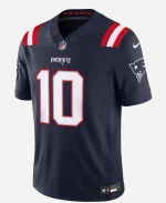 Nike Patriots Drake Maye Navy Blue Limited Jersey