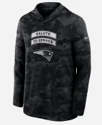 Nike Patriots Salute to Service Sideline Hooded Top