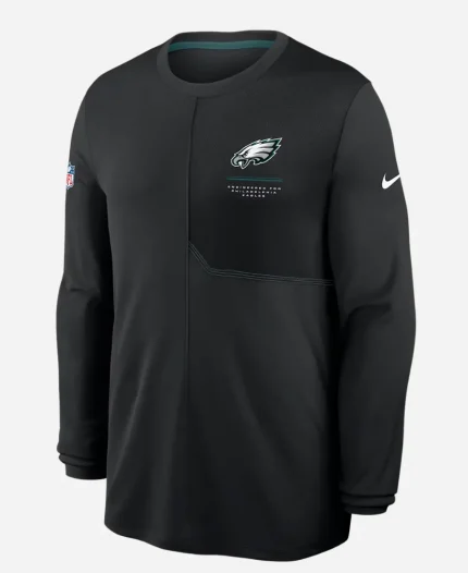Nike Philadelphia Eagles 2026 Sideline Coach Dri-FIT Long-Sleeve T-Shirt