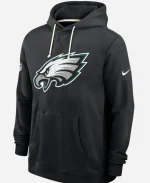 Nike Philadelphia Eagles 2026 Saquon Barkley Sideline Dri-FIT Black Hoodie