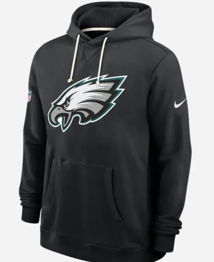 Nike Philadelphia Eagles 2026 Saquon Barkley Sideline Dri-FIT Black Hoodie