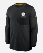 Nike Pittsburgh Steelers 2026 Sideline Coach Dri-FIT Black Long-Sleeve T-Shirt
