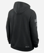 Nike NFL Las Vegas Raiders 2026 Salute to Service Sideline Dri-FIT Black Hoodie