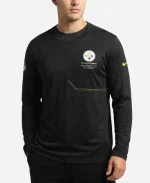 Nike Steelers 2026 Sideline Coach Long-Sleeve T-Shirt