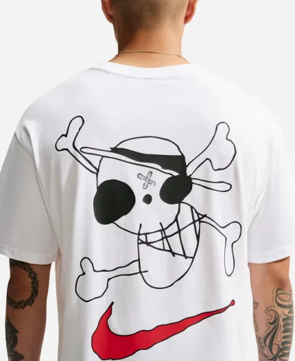 Nike x One Piece White Graphic T-Shirt