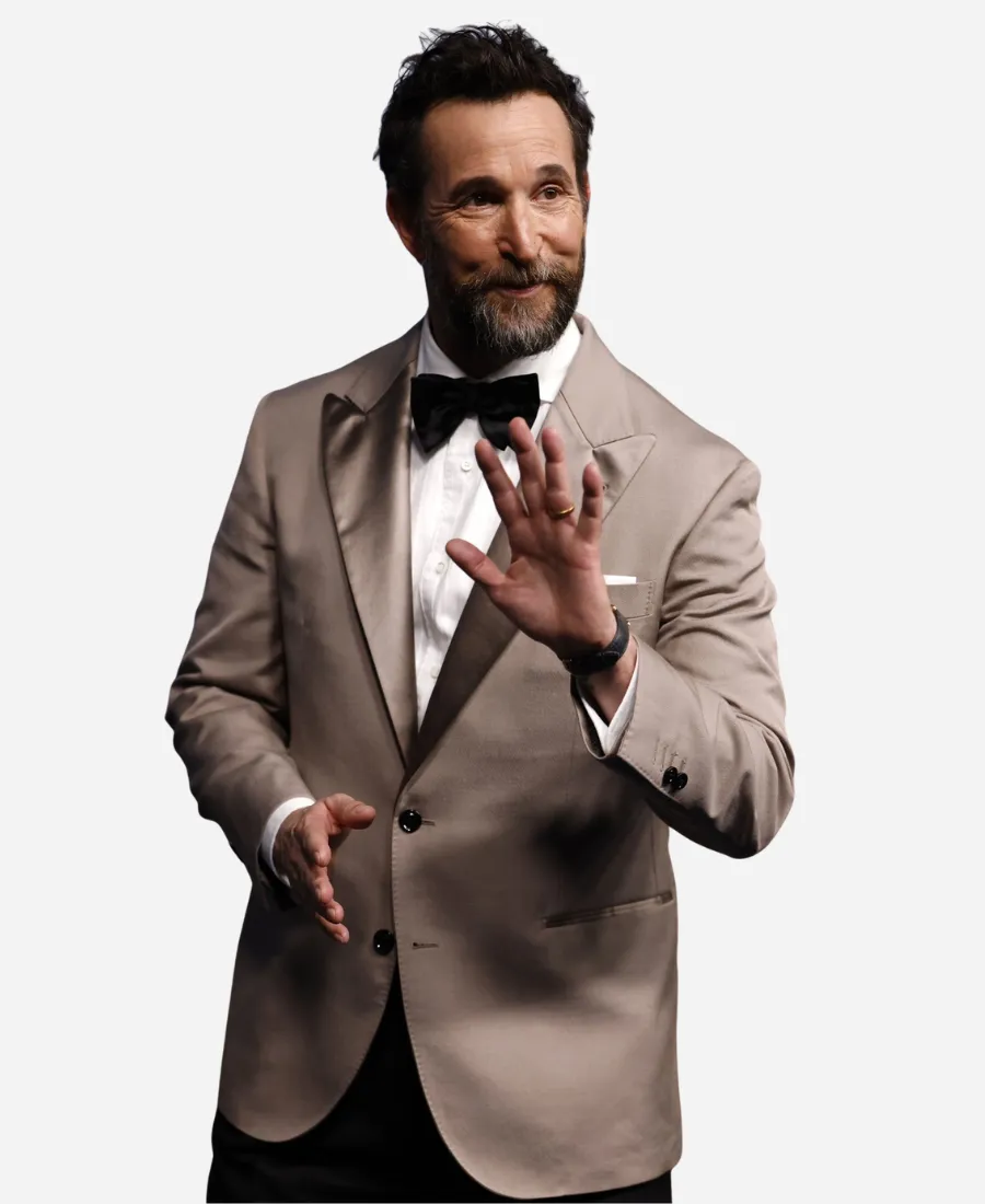 Noah Wyle 78th Primetime Emmy Awards Blazer Noah Wyle 78th Primetime Emmy Awards Beige Blazer