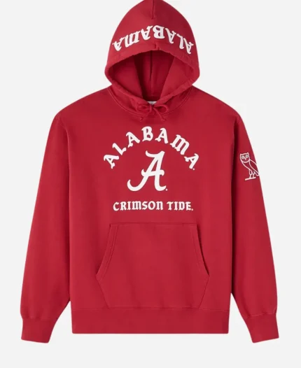 OVO Campus 02 USA Collection Alabama Crimson Tide Red Hoodie