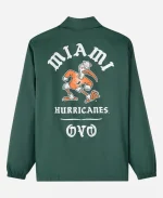 OVO University of Miami Coaches Jacket