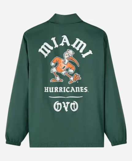 OVO University of Miami Coaches Jacket