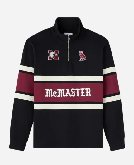 OVO McMaster University Half-Zip Rugby Sweatshirt