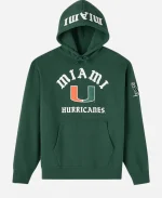 OVO Campus 02 USA Collection Miami Hurricanes Green Hoodie 