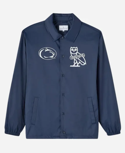 OVO Campus 02 USA Collection Penn State Coaches Navy Blue Jacket
