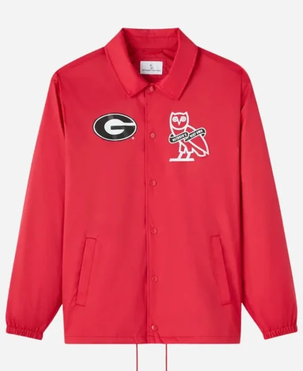 OVO Campus 02 USA Collection University of Georgia Coaches Red Jacket