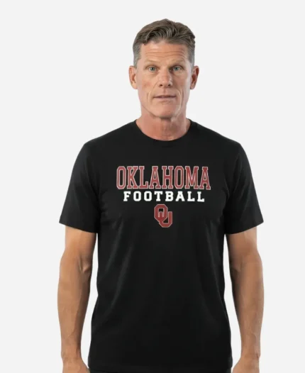 Oklahoma 2026 HC Brent Venables Football Black T-Shirt