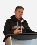 Oklahoma Sooners HC Brent Venables Press Conference Black Hoodie