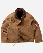 Old Forester Alpha Industries Distiller’s Brown Cotton Jacket