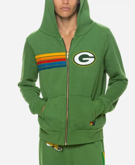 Packers Aviator Nation Full-Zip Hoodie