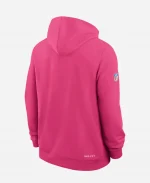Nike Eagles Crucial Catch Sideline Pink Hoodie