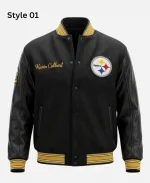 Pittsburgh Steelers Hall of Honor Black Varsity Jacket