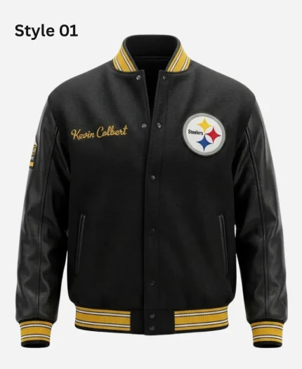 Pittsburgh Steelers Hall of Honor Black Varsity Jacket