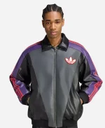 Pokémon x Adidas 2026 8-Ball Leather Bomber Jacket