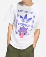 Adidas x Pokémon 30th Anniversary Gengar Tokyo 2 White 8-Ball T-Shirt