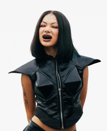 Rolling Loud 2026 Molly Santana Leather Vest