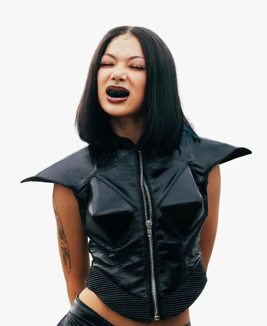 Rolling Loud 2026 Molly Santana Leather Vest Rolling Loud 2026 Molly Santana Leather Vest