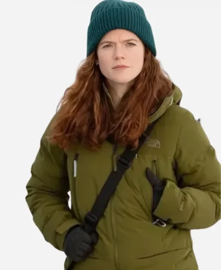 Rose Leslie Vigil Season 03 Green Puffer Hooded Jacket