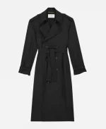 Rihanna Trench Coat in Silk