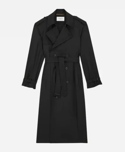 Rihanna Trench Coat in Silk