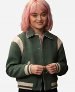 Scarlett Rayner Trying 2026 Princess Varsity Jacket
