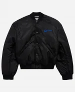  Balenciaga x SEGA Sonic 2026 the Hedgehog Black Bomber Varsity Jacket
