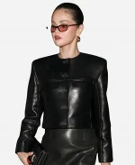 Khaite Selena Gomez Roto Jacket