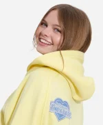 Sincerely Yours The Anniversary Pullover Hoodie in Yellow
