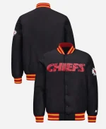 Starter NFL Team Kansas City Chiefs Across Satin Varsity Jacket