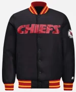Starter Chiefs 2026 Across Satin Varsity Jacket