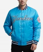 MLB Team Starter NYY Cooperstown Across Satin Varsity Jacket