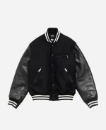 Stüssy x eye JUNYA WATANABE FW 2026 Black Varsity Jacket