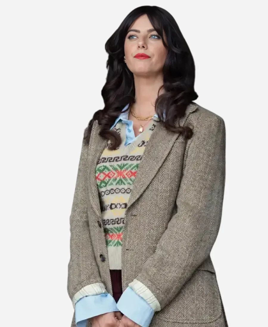 Susie Glass The Gentlemen S02 Grey Blazer Susie Glass The Gentlemen S02 Kaya Scodelario Grey Wool Blazer