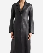 Taylor Swift Patient Zero 2026 Slim Leather Trench Coat