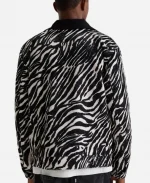 Ted Lasso Season 04 Kola Bokinni Black & White Zebra Print Jacket