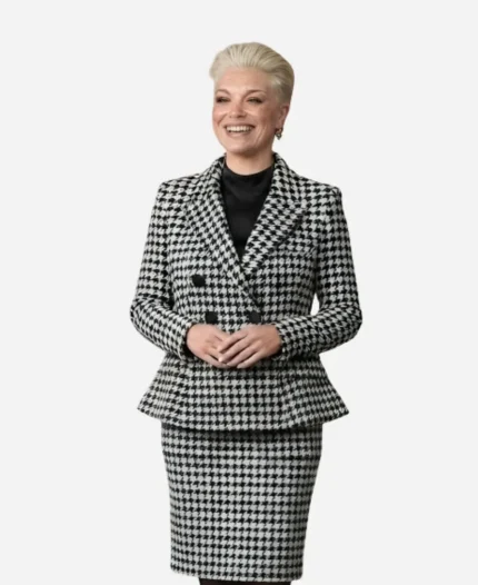 Rebecca Welton Ted Lasso S04 2026 Hannah Waddingham Houndstooth Blazer
