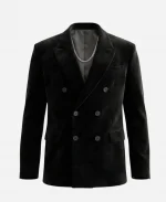 The Tonight Show Starring Jimmy Fallon 2026 Karl-Anthony Towns Black Velvet Blazer