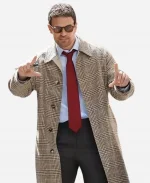 Theo James The Gentlemen S02 Eddie Horniman Plaid Coat