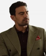 Theo James The Gentlemen S02 Eddie Horniman Green Plaid Blazer
