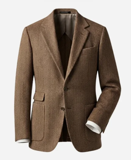 Theo James The Gentlemen S02 Brown Blazer