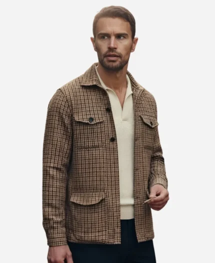 Theo James The Gentlemen Season 02 Houndstooth Jacket