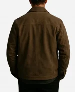 Thomas Berg Blood Sacrifice Season 01 Jakob Oftebro Brown Suede Leather Jacket