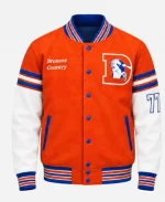 Tim Tebow Denver Broncos 2026 Orange & White Varsity jacket